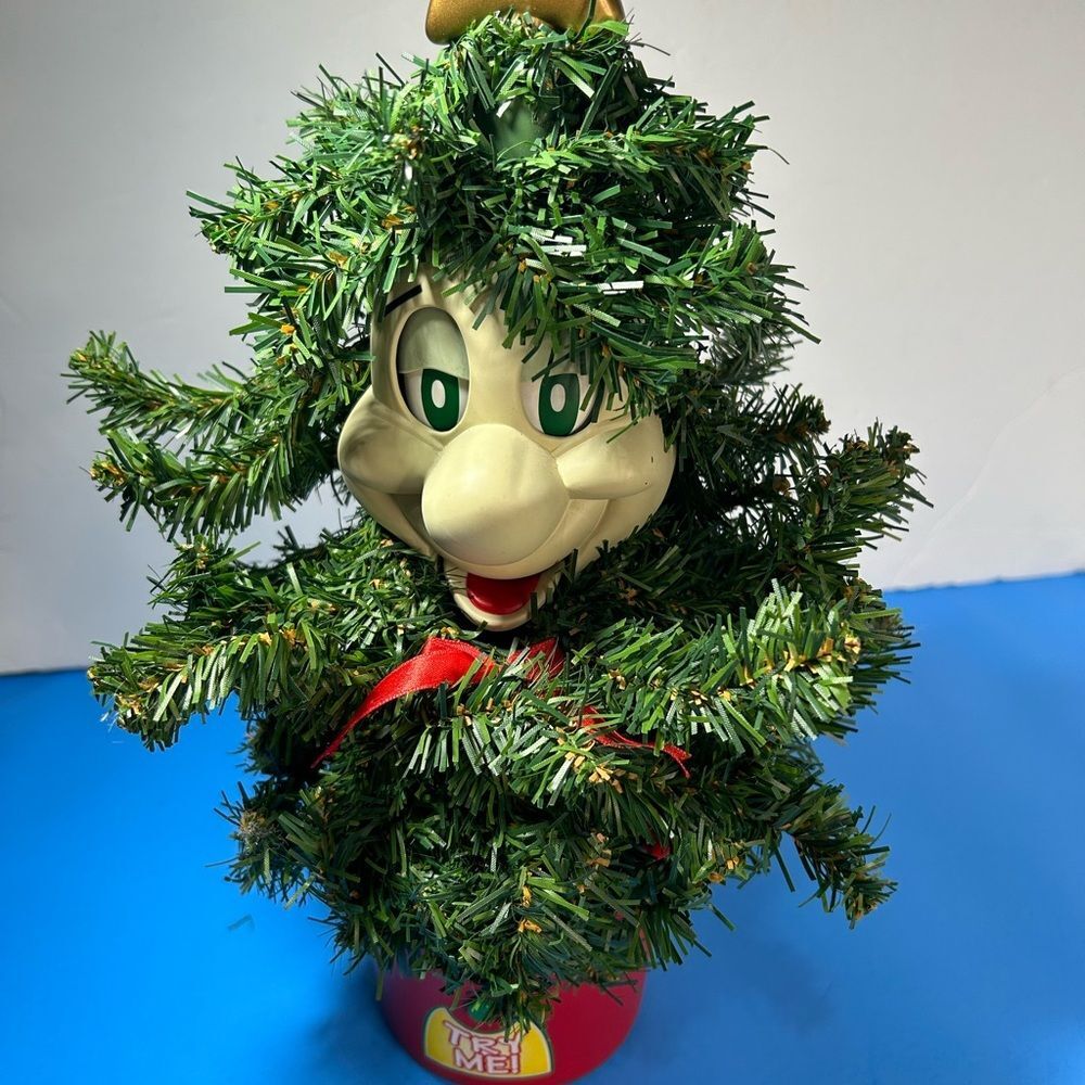 Talking Singing Christmas Tree Telco Pinecone Kid 1998 Telco Animated
-See Video - Picture 2 of 7